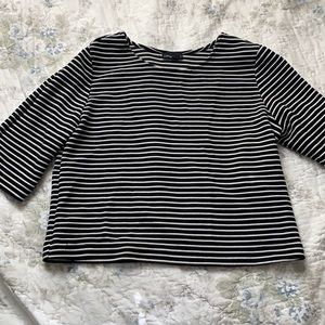 Black and white striped shirt!